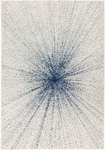 Tibma Modern Dark Blue Area Rug