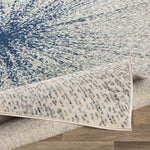 Tibma Modern Dark Blue Area Rug