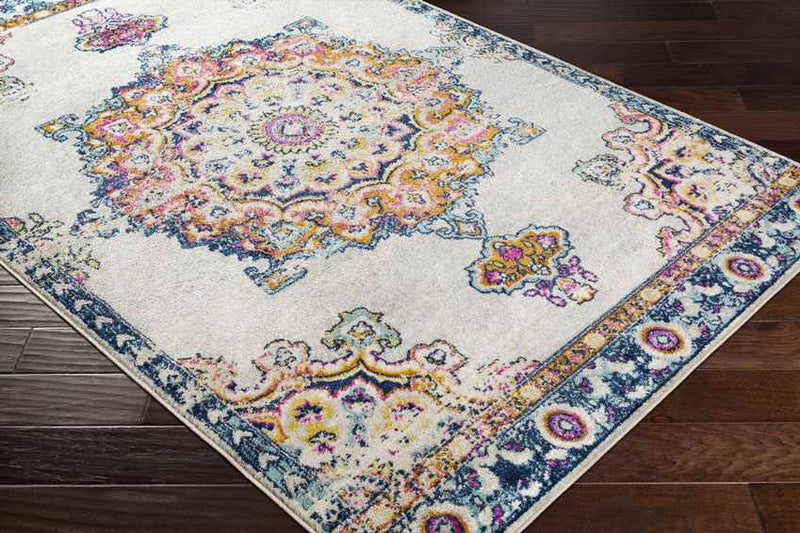 Tilburen Traditional Burnt Orange Area Rug