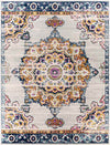 Tilburen Traditional Burnt Orange Area Rug