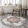Tilburen Traditional Burnt Orange Area Rug