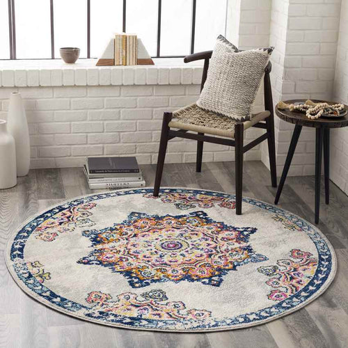 Tilburen Traditional Burnt Orange Area Rug