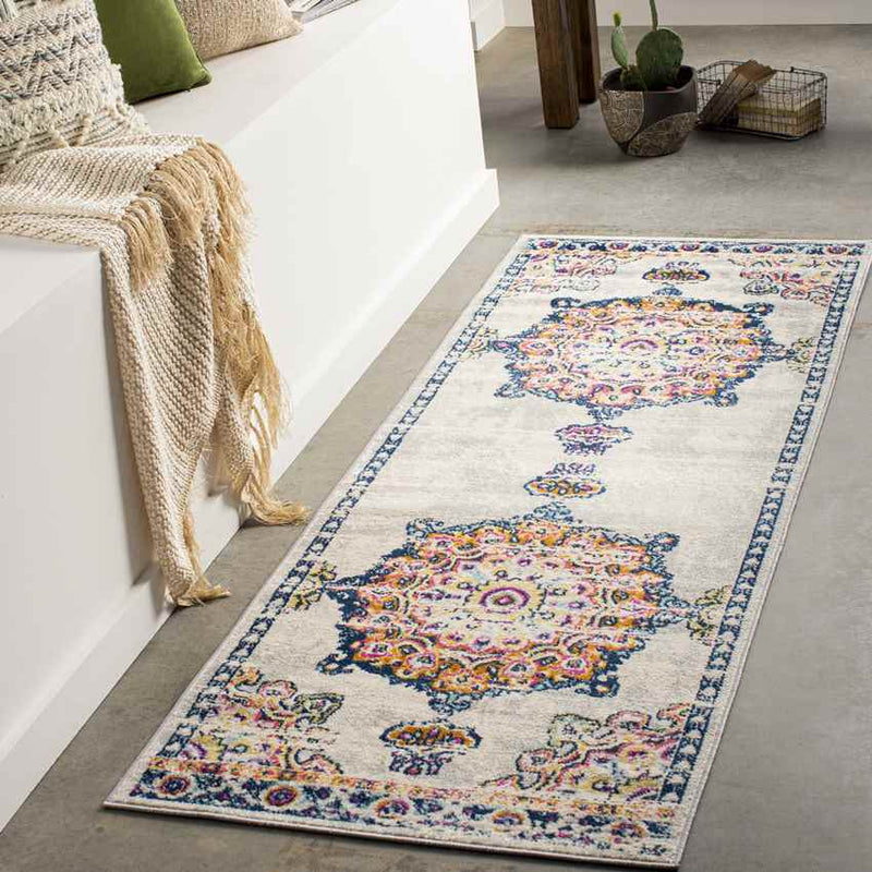Tilburen Traditional Burnt Orange Area Rug