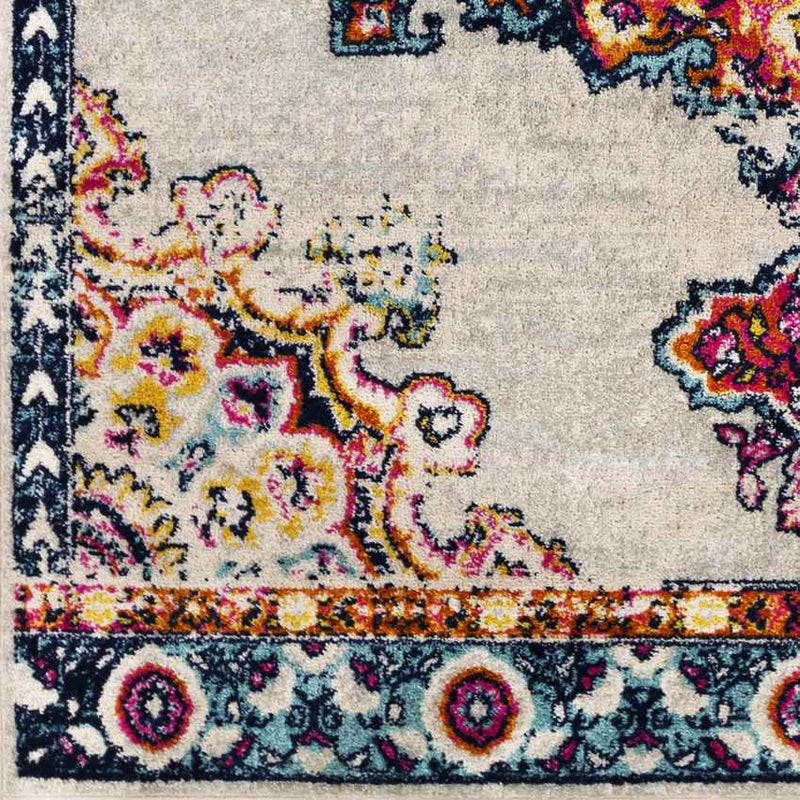 Tilburen Traditional Burnt Orange Area Rug