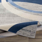 Tjaard Modern Navy Area Rug