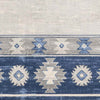 Tjeintgum Rustic Navy Area Rug
