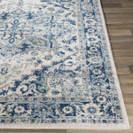 Cannock Traditional Aqua Area Rug