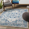 Cannock Traditional Aqua Area Rug