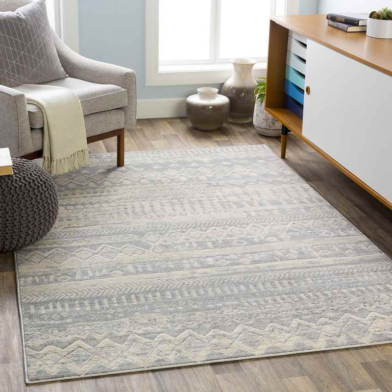 Vijfhuis Global Light Gray Area Rug