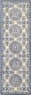 Wilaard Traditional Dark Blue Area Rug