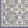 Wilaard Traditional Dark Blue Area Rug