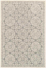 Wilaard Traditional Medium Gray Area Rug