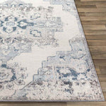 Wommels Traditional Sky Blue Area Rug