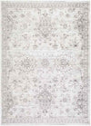 Woudsend Traditional Light Gray Area Rug
