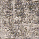 Lucca Traditional Dark Green Area Rug
