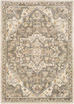 Anreep Traditional Dark Brown Area Rug