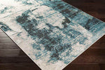 Drouwen Modern Teal Area Rug
