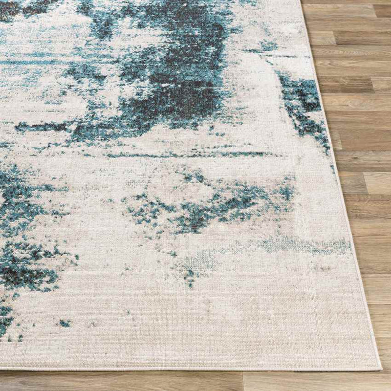 Drouwen Modern Teal Area Rug