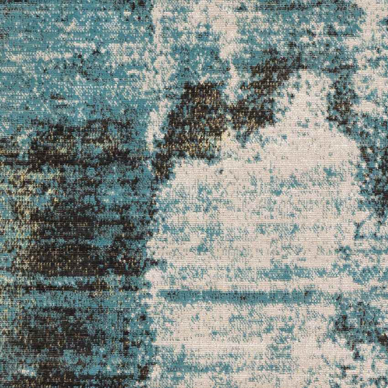 Drouwen Modern Teal Area Rug