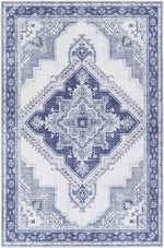 Eemten Traditional Navy Area Rug