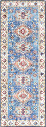 Een Traditional Navy Area Rug