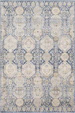 Geelbroek Traditional Navy Area Rug