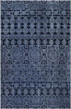 Hoogehaar Traditional Navy Area Rug