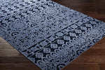Hoogehaar Traditional Navy Area Rug
