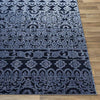 Hoogehaar Traditional Navy Area Rug