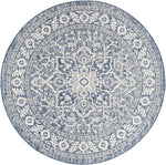 Mantinge Traditional Navy Area Rug