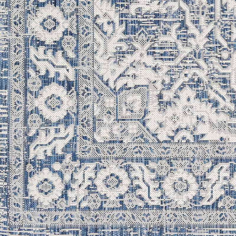 Mantinge Traditional Navy Area Rug