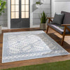 Midlaren Global Navy Area Rug