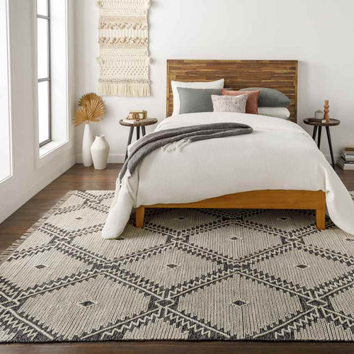 Maryport Global Black Area Rug