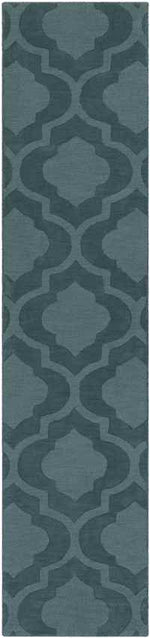 Bergerac Modern Teal Area Rug