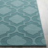 Bergerac Modern Teal Area Rug