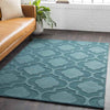 Bergerac Modern Teal Area Rug