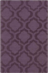 Bergerac Modern Eggplant Area Rug