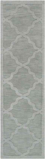 Ermont Modern Ice Blue Area Rug