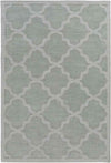 Ermont Modern Ice Blue Area Rug