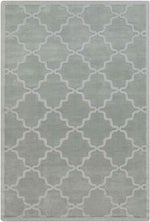 Ermont Modern Ice Blue Area Rug