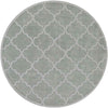Ermont Modern Ice Blue Area Rug