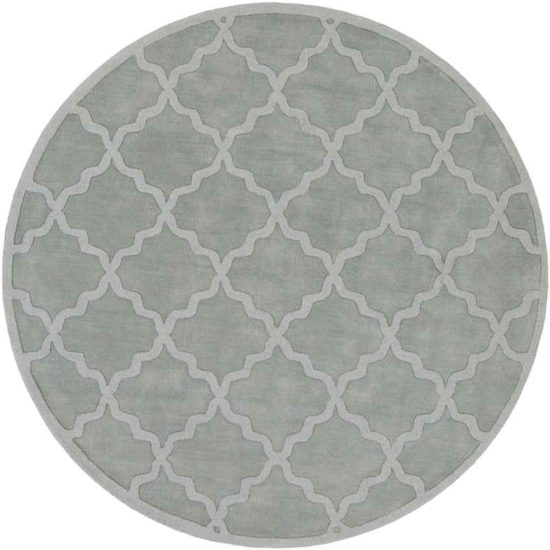 Ermont Modern Ice Blue Area Rug