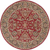 Palaiseau Traditional Bright Red Area Rug