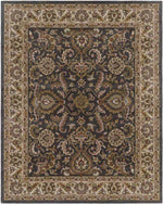 Palaiseau Traditional Denim Area Rug