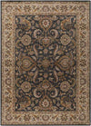 Palaiseau Traditional Denim Area Rug