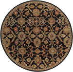 Nijstad Traditional Black Area Rug