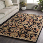 Nijstad Traditional Black Area Rug