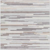 Orvelte Modern Medium Gray/Tan/White Area Rug