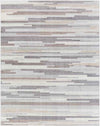 Orvelte Modern Medium Gray/Tan/White Area Rug