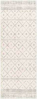 Rolde Global White Area Rug